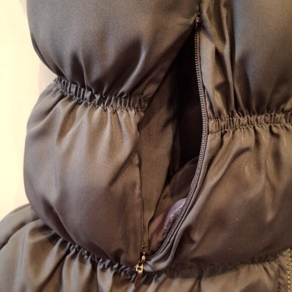 US Polo Association Puffer Vest Grey Green Down - like Full Zip Vest Size L - Picture 9 of 10